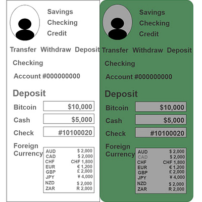 ABC Banking app design product design ui