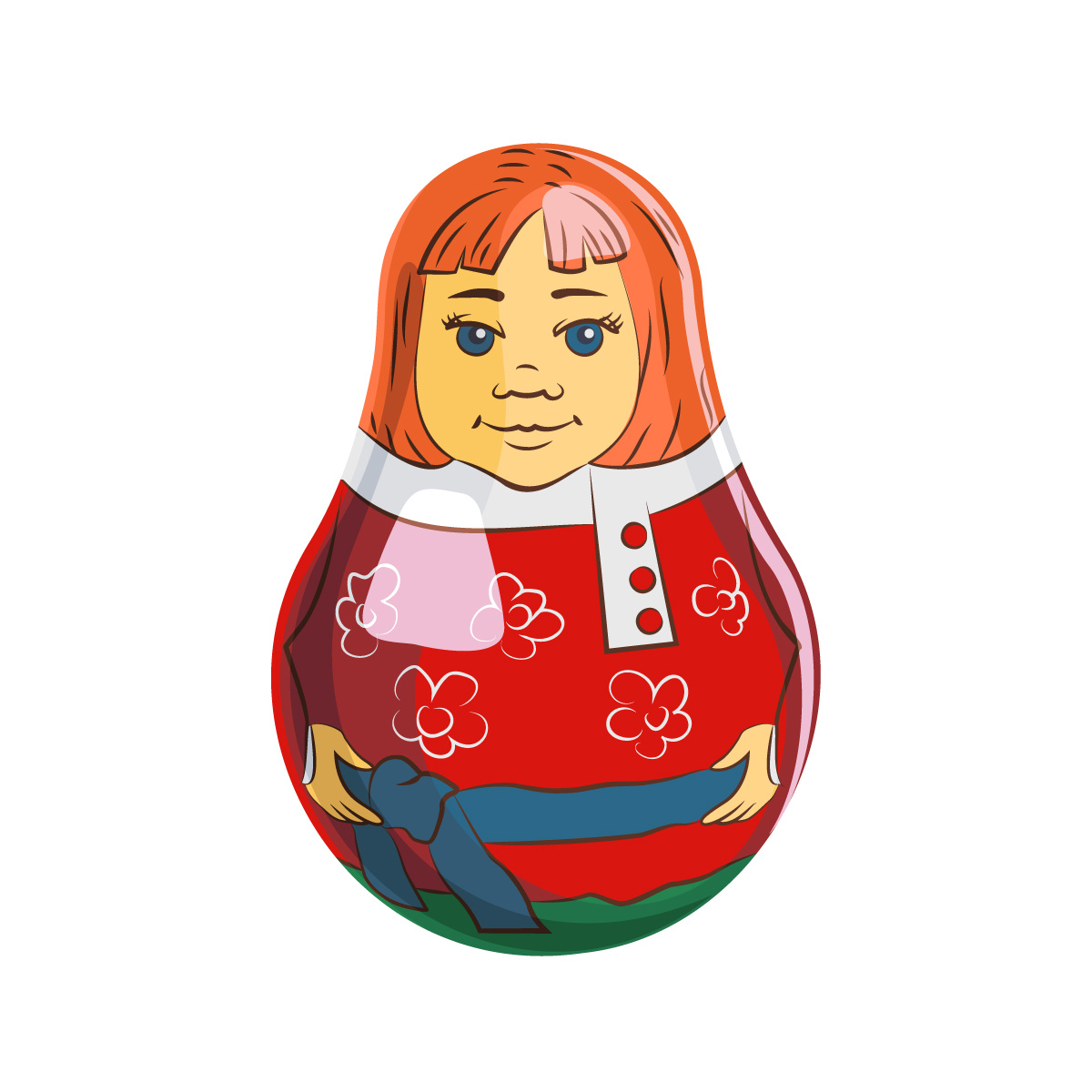 Игрушка ванька-встанька by Сергей on Dribbble