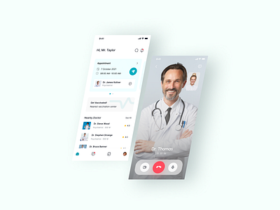 Medical Mobile App design design health medical mobile app typography ui ui ux ux