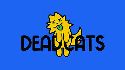 DEAD CATS LOGO branding design graphic design logo