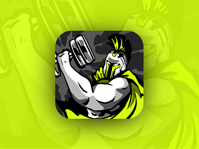 Spartafit Icon Apps 🏋️ greece icon app muscle mythology spartan wellness
