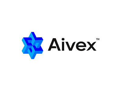 Aivex logo abstract logo branding creative logo design illustration logo logo designer modern logo ui vector