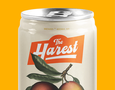 The Harest - Packaging Design branding kombuchapackaging logo packaging soda