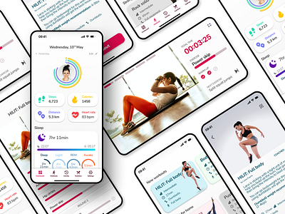 Fitness App daily ui design ui ux