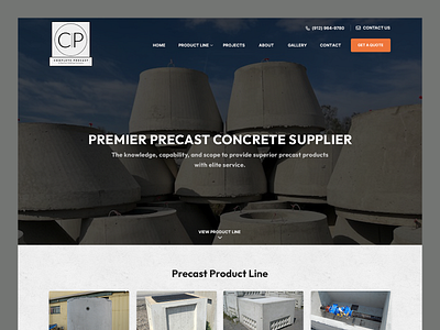 Complete Precast // Web Design concrete construction construction web design constructor precast sanitary structure supplier