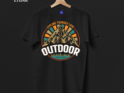 Outdoor t shirt design