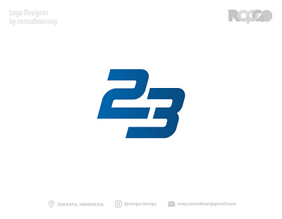 23th Logo 23 anniversary bluelogo branding design elegant goldlogo illustration logo sign symbol