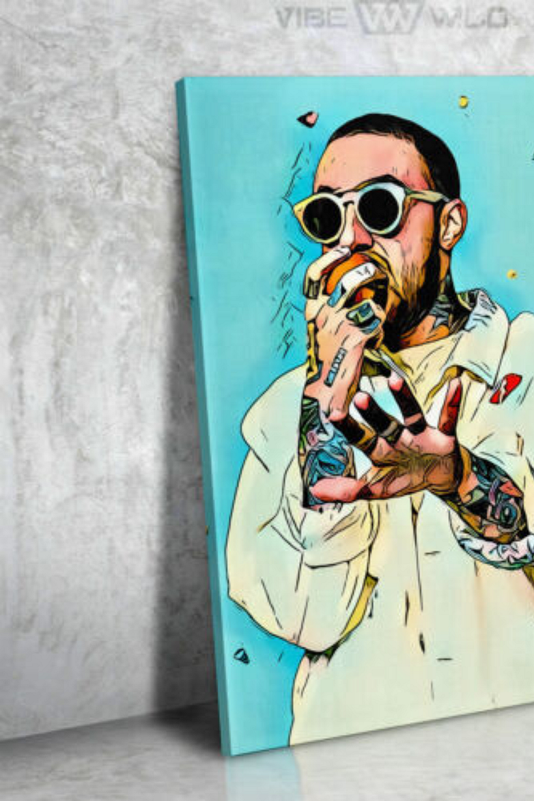 Mac Miller Merch – Blue Edtion Poster by Leapice on Dribbble