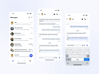 Message App White and Dark Mode Transition app application branding chat app clean dark and white mode dark mode design elegant message apps messaging apps messenger aplication messenger apps minimalist transition ui uiux ux video white mode