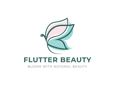 Flutter Beauty Logo brand design branding business design graphic design logo logo beauty logo branding logo business logo concept logo design logo designer logo for sale logo identity visual identity