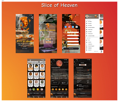 Slice of Heaven UI Design