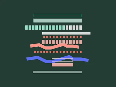 WRKS elements branding conference event design graphic design motion shapes