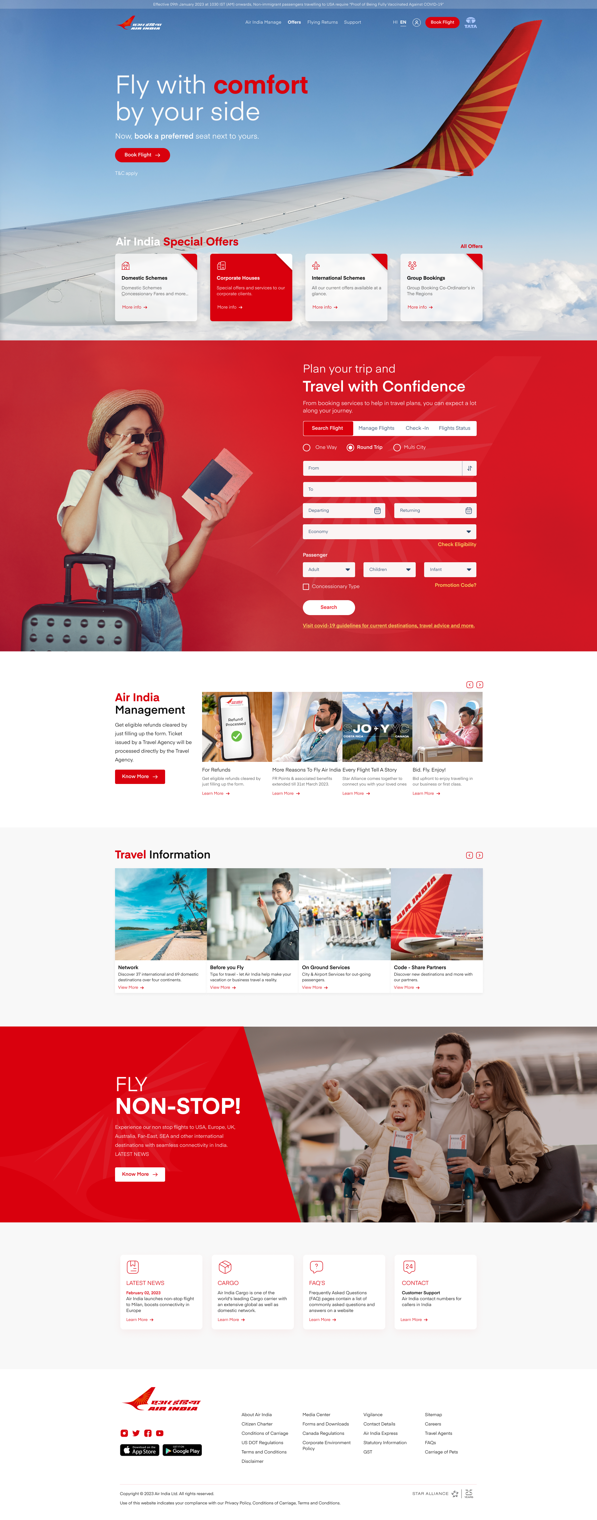 Airindia Website Redesign airindia graphic graphic design graphic designer mockups template ui uiux designer web designer website website design