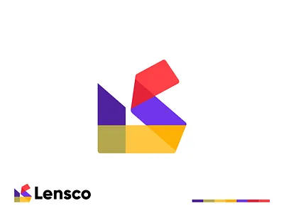 Lensco minimalist letter mark logo app brand brand design brand identity brand identity design branding color creative logo icon lc logo letter logo logo logo design logo designer logo mark minimalist logo modern logo r a i h a n k a b i r service symbol