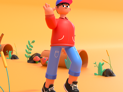 Cool Walk Cycle 3d after effects animation blender c4d characterwalkcycle cinema4d motion motion graphics walkcycle