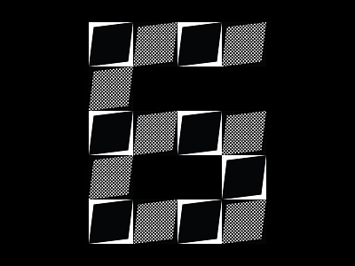 OK_36DAYS_10_6 36days 36daysoftype 6 benday dots geometric grid illustration minimal numbers