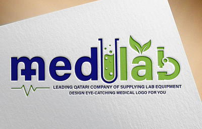 Lab logo beautiful logo best logo creative logo design graphic design illustration lab logo laboratory logo logo logo design med medical logo medlab medlab logo unique logo