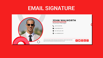 Email Signature Design branding design graphic design logo