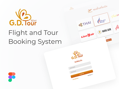 G.D. Tour's Ticket Booking System booking design desktop ticket tour ui web design