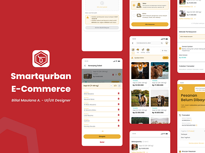 Smartqurban Application 1443 h branding marketplace mobile mobile design moslem muslim qurban ui ux