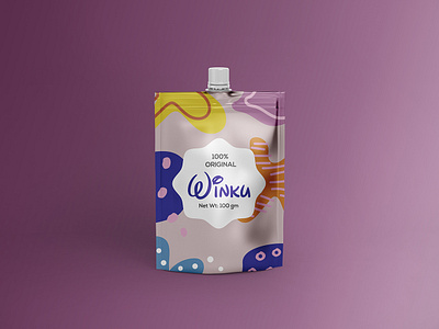 Winku Packaging Design. branding design designer dielines drink graphic design illustration label package packaging pouch pouchdesign pouchpackage wrapping