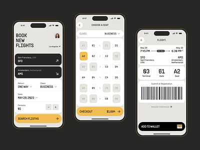 Flight Booking Mobile App UI UX Design agency app booking flight mobile mobile app service ticket travel travel agency