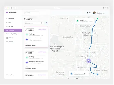 My Logistic - logistic web app delivery logistic logistic app logistic web app product product design tracking ui design web design
