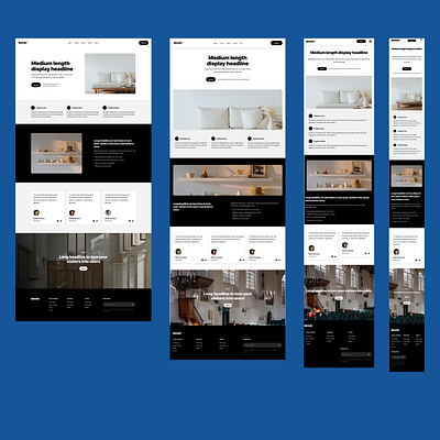 Learned Responsive laanding page responsive design ui web home pagee
