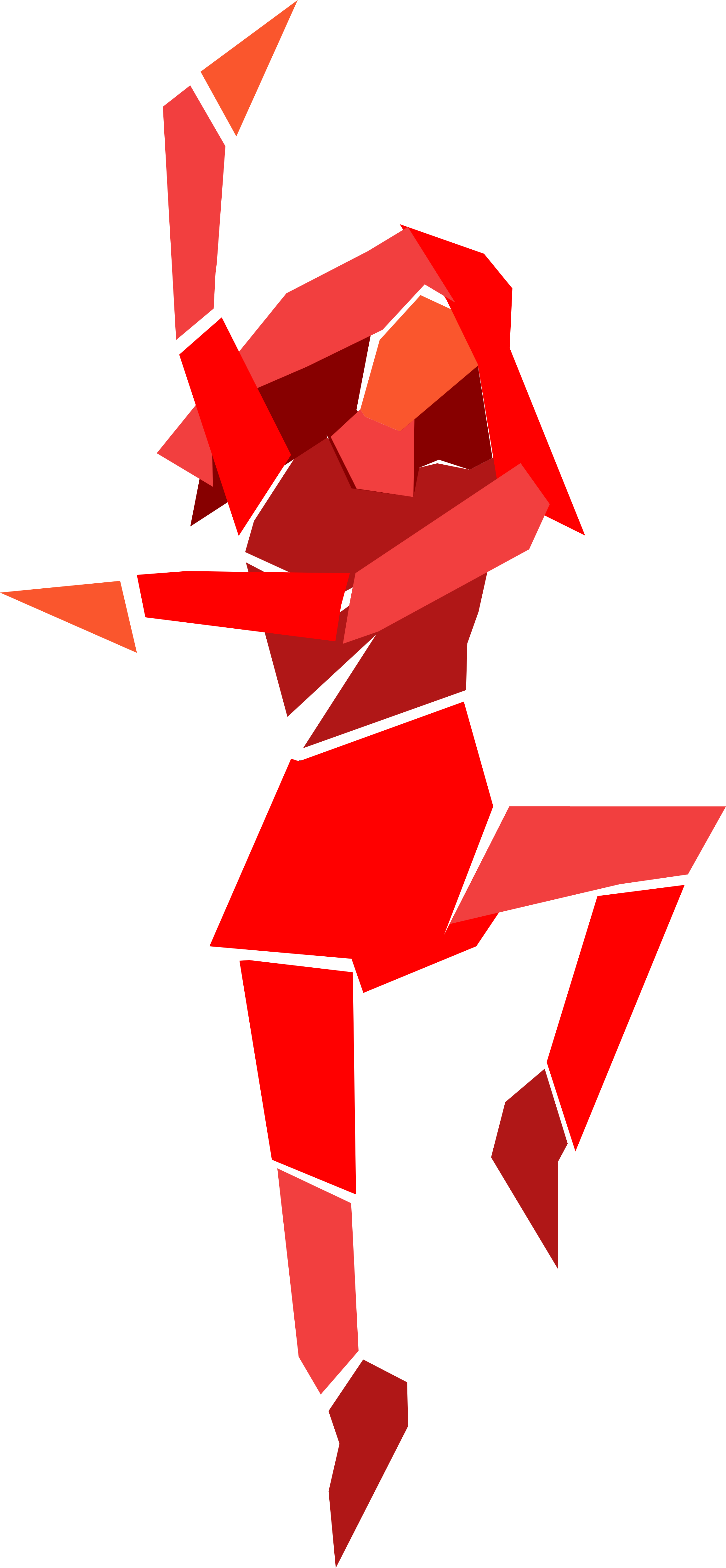 Dancer character design figure illustration logo minimal motion red vector