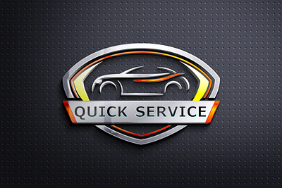 Quick Service Logo 3d animation branding design graphic design illustration logo ui ux vector