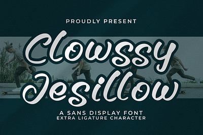 Clowssy Jesillow - A Sans Display Font letters