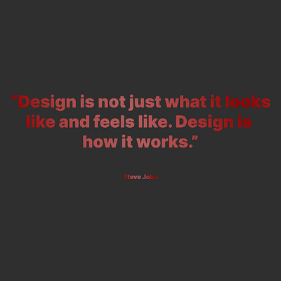 Quote of the Day- Steve Jobs animation branding graphic design logo ui
