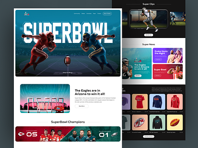 American Football Concept branding design designer illustration logo ui ui ux uidesign uiux webdesign