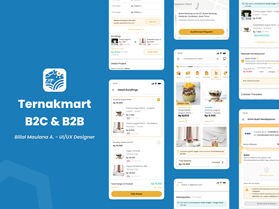 Ternakmart B2B b2b branding e commerce marketplace mobile product ui ux