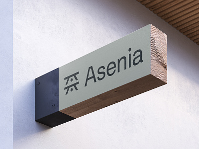 Asenia - Brand Identity architecture branding brandmark clean logo craftmanship design flat logo great logo green identity identity design interior design logo logo design modern logo natural sign wood