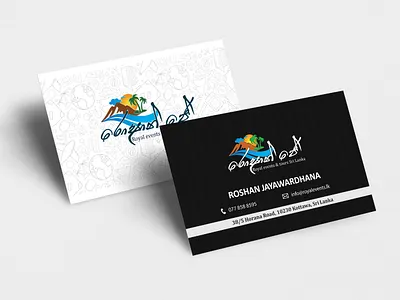 Business card design for transport service branding business card graphic design tourism transport service