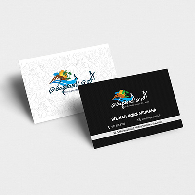 Business card design for transport service branding business card graphic design tourism transport service