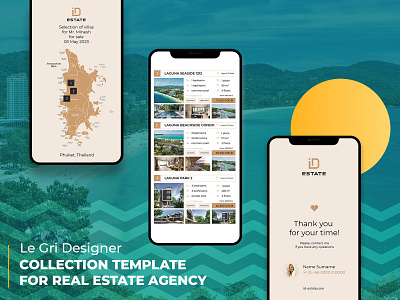 Collection template for real estate agency branding design graphic design logo real estate thailand