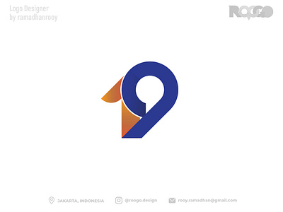 Nineteenpin 19 9logo anniversary awesome bluelogo branding design elegant graphic design illustration inspiration logo nineteen pin sembilan sembilanbelas vector