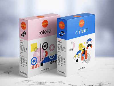 Pasta Packaging Boxes Design abstract illustration box design branding business illustration design design studio digital art digital illustration food food brand geometric graphic design identity design illustration illustrator line art logo packaging packaging design pasta
