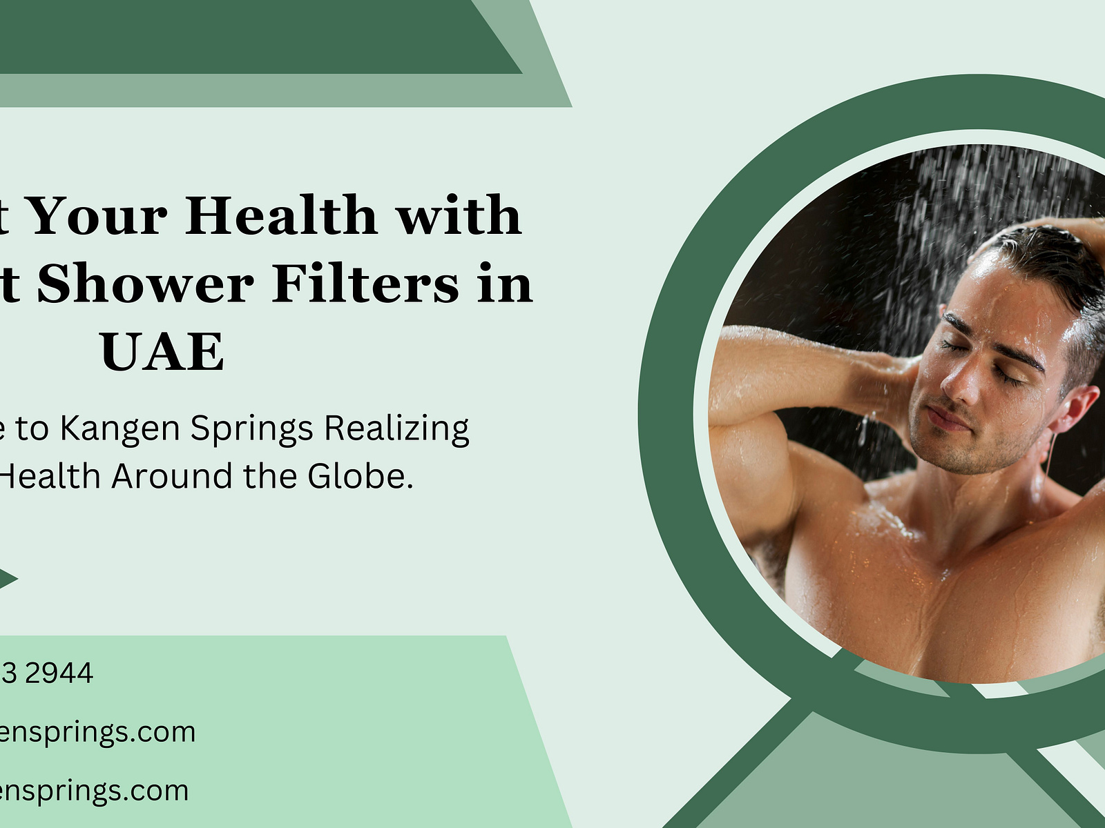 Protect Your Health with the Best Shower Filters in UAE by Kangen Springs on Dribbble