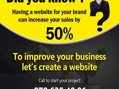 Social media advertisement for web developing company branding business graphic design illustration social media advertisement web development website