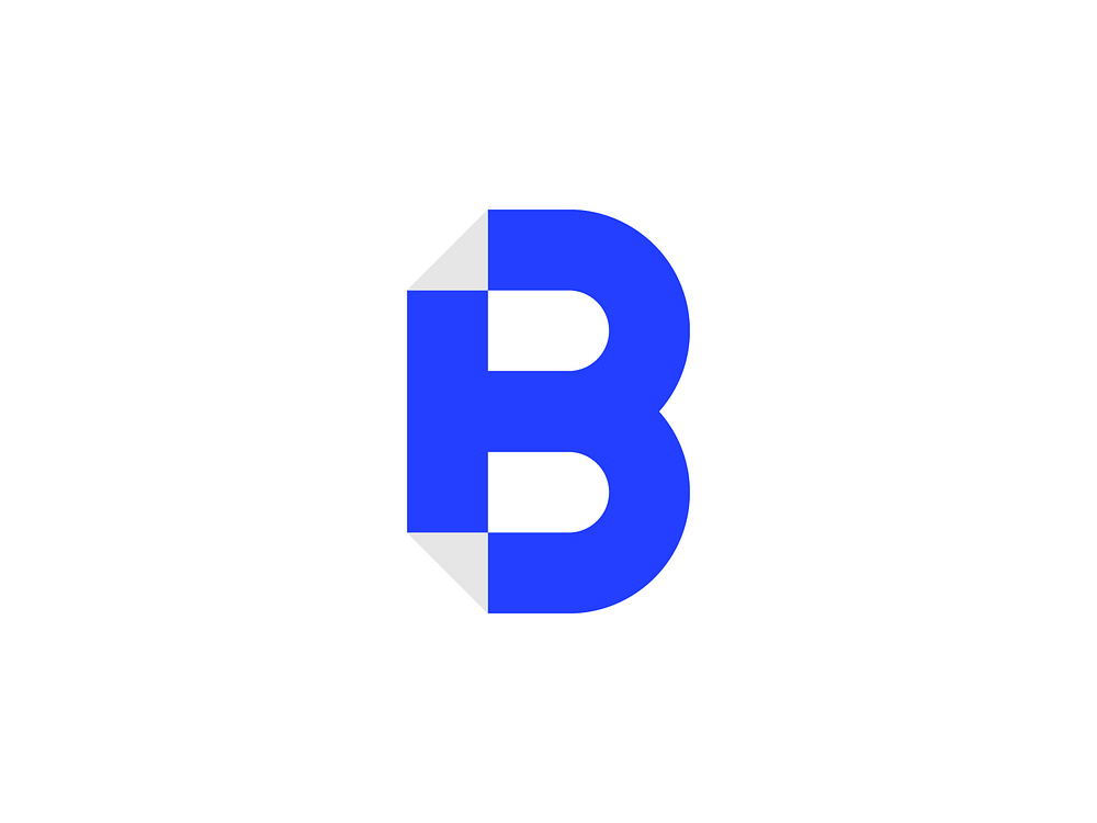 Blue B Logo Mark designs, themes, templates and downloadable graphic ...