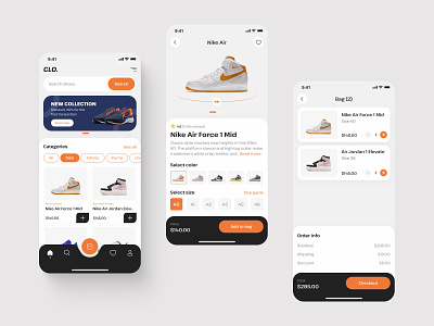 Shoe Store eCommerce Mobile App branding design ecommerce design graphic design icon illustration mobile mobile app mobile app design shoe ecommerce mobile app ui ui design ui mobile design ux web