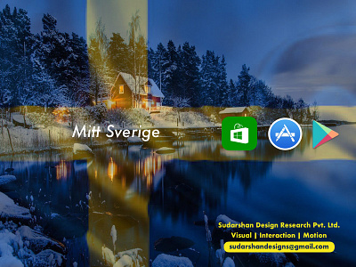 Let's Go Swedish app design graphic design