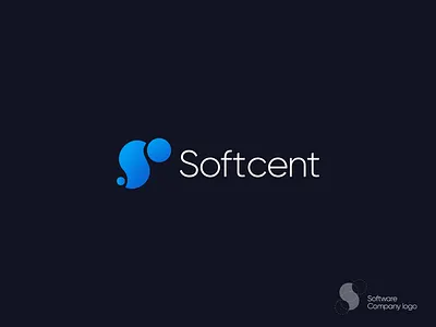 S Logo for Software tech company ai logo blue bold logo branding clean gradient logo graphic design illustration logo mahbubnur minimal minimalist modern software software company tech tech company tech logo technology ui