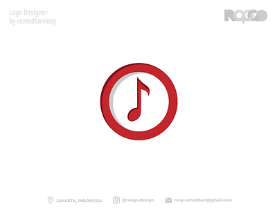 RedChord android application branding button design elegant graphic design illustration logo merah mobile music red song ui ux vector
