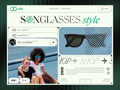 Sunglass Store designs, themes, templates and downloadable graphic elements  on Dribbble