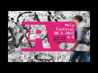 Mela Branding Concept asian branding business card design festival graphic design indian logo poster print social media typography vector