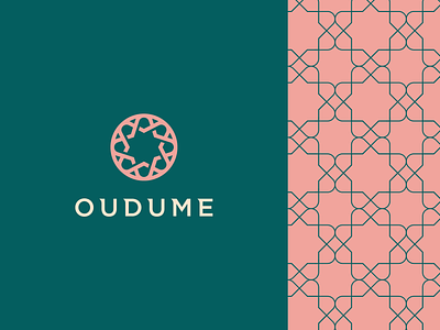 Oudume abstract branding circle clever clothing elegant jewelry letter lifestyle logo luxury mark minimal o oud pattern perfume premium star traditional
